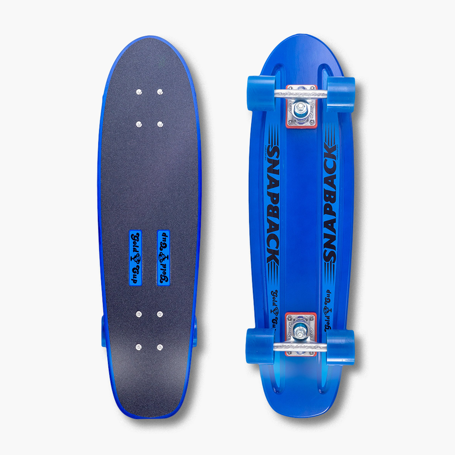 Gold Cup Snapback Blue Skateboard Complete